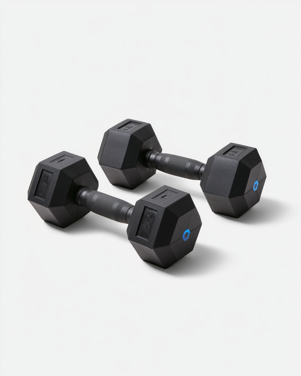 <span class="jp_product_title">CoreLab Hex Rubber Dumbbell Pair</span>